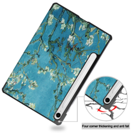 Cover Map Hoes voor Samsung Galaxy Tab S9  FE  -  S10 FE  -  10.9     -  Amandelbloesem - Van Gogh
