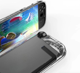 Transparant Grip TPU Bescherm Hoes Cover voor Nintendo Switch 2