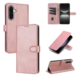 Luxe BookCover Etui Hoes  voor Samsung Galaxy A36 en A56  -  Roze-Goud