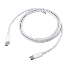 USB C  - USB C Oplader en Data Kabel voor Samsung Galaxy  Serie   100cm.  Wit