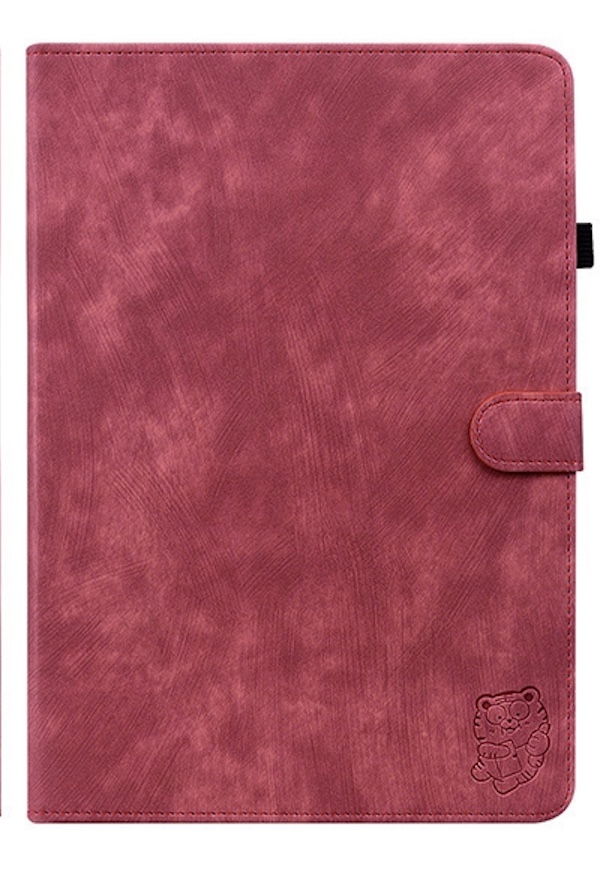 Luxe Bescherm-Etui Hoes Map voor Xiaomi Pad 7  -  7 PRO   -    " Cute Cat "  Rood