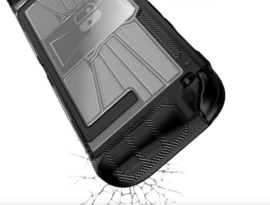 Grip TPU Bescherm Hoes Cover voor Nintendo Switch 2 - Zwart