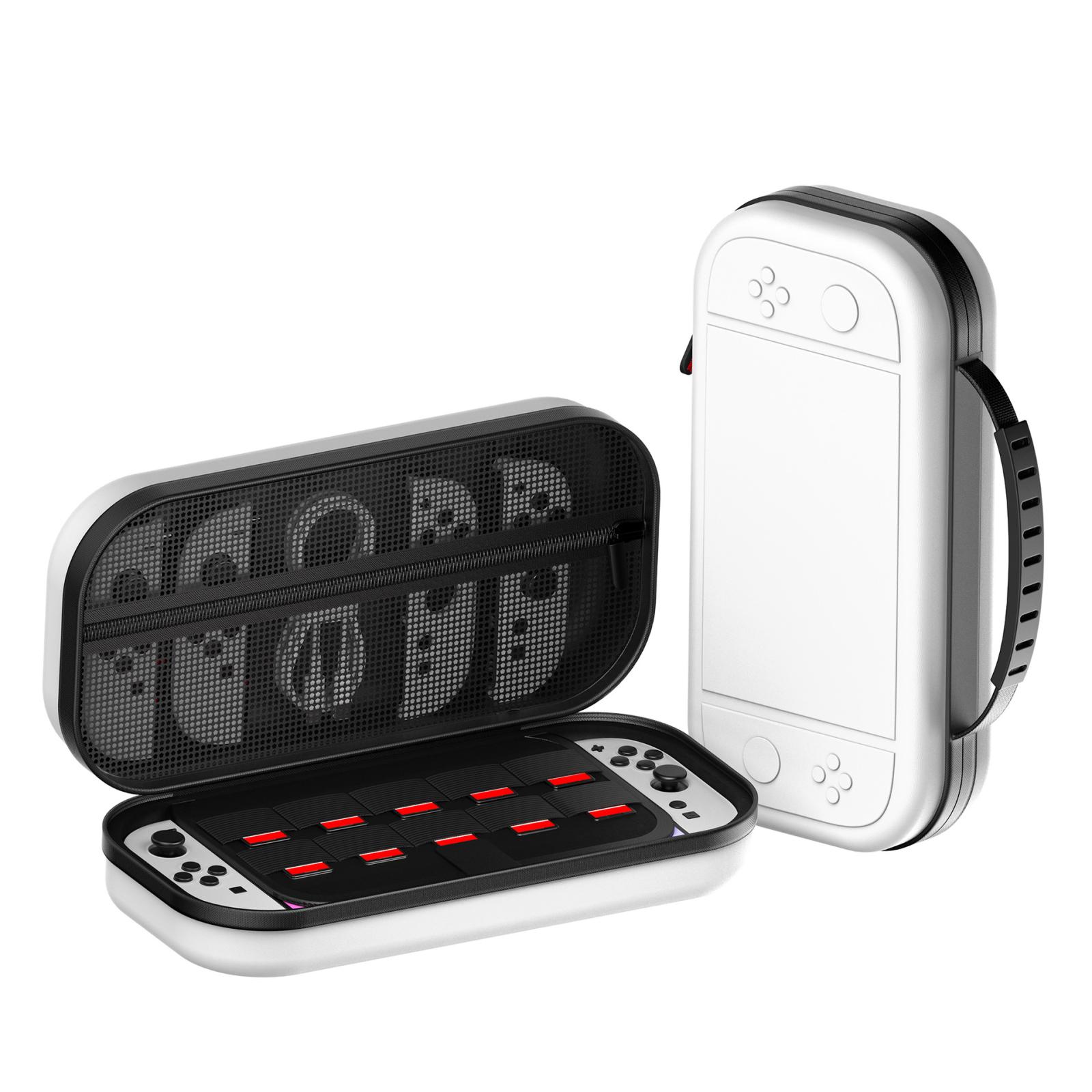 Luxe Aero-Case Etui Hoes Cover voor Nintendo Switch 2  -   Wit