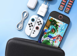 Slim Aero-case Etui Hoes Cover voor Nintendo Switch 2  -  Zwart