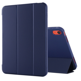 TPU Bescherm-Cover Hoes Map voor iPad 10th 10.9 - 2022  -  Blauw