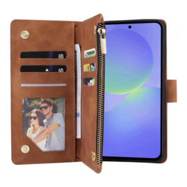 Boek-Cover Portemonnee Etui Hoes voor Samsung Galaxy A37 - A36  -  A56   -  Beige