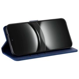 Luxe BookCover Etui Hoes  voor Samsung Galaxy A36 en A56  -  Blauw