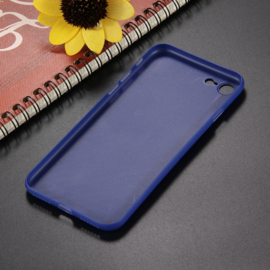 Ultra Thin Bescherm-Hoes Skin  voor iPhone 7 of 8 - Carbon Blauw