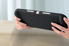 Silicone Bescherm/Grip  Hoes Skin + Screenprotector  voor Nintendo Switch 2  -  Licht-Blauw