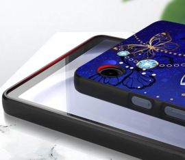 TPU Flex Bescherm- Hoes Cover Skin voor Galaxy Tab A9 PLUS 11  -  Vlinder Blauw