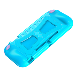 Grip TPU Bescherm Hoes Skin voor Nintendo Switch Lite -  Blauw
