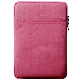 Bescherm-Opberg Hoes Etui Pouch Sleeve voor iPad 10.2 - iPad Air 9.7   Roze