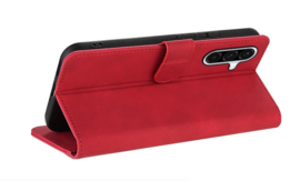 Luxe BookCover Etui Hoes  voor Samsung Galaxy A36 en A56  -  Rood