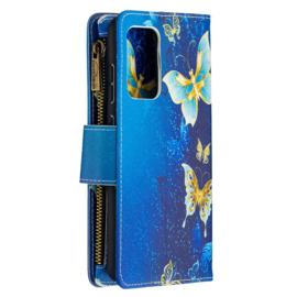 BookCover Wallet Etui voor Samsung A52   -   Vlinders