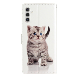 BookCover Hoes Etui voor Samsung Galaxy A16  - A26   -  Lieve kitten