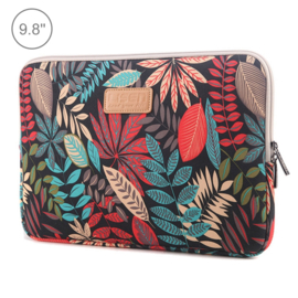 Bescherm-Opberg Hoes Pouch Sleeve voor iPad   - iPad Air -  Leaves