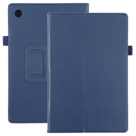 PU Kunstleer-Hoes Map voor Samsung Galaxy Tab A8 10.5  Blauw