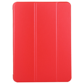 TPU Bescherm-Cover Hoes Map voor iPad Air   10.9  -  Rood    A2316 A2589