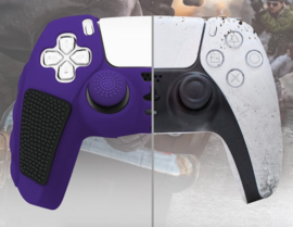 Grip Silicone Hoes / Skin voor Playstation 5 PS5 DualSense Controller  -  Paars  -   V3