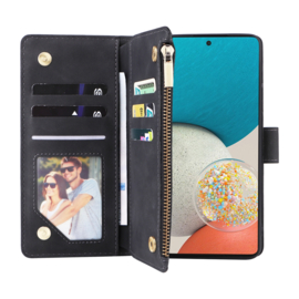 BookCover Wallet Etui voor Samsung Galaxy A53 5G    Zwart