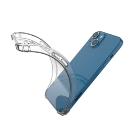 TPU Bescherm-Hoes Cover Skin voor iPhone 14    Transparant