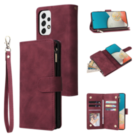 BookCover Wallet Etui voor Samsung Galaxy A53 5G    Bordeaux-Rood