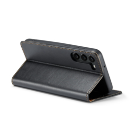 Luxe BookCover Hoes Etui voor Samsung Galaxy S23    Zwart