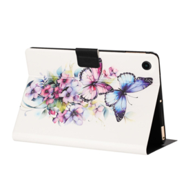 Luxe Bescherm-Etui Hoes Map voor Samsung Galaxy Tab  A9 Plus - A11 Plus - 11"  -   "Vlinders"