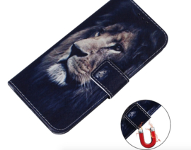 BookCover Hoes Etui voor Samsung Galaxy S24  - S25  -  Leeuw