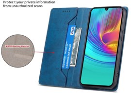 Luxe BookCover Hoes Etui voor Samsung Galaxy A16 - A26 -  Blauw