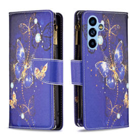 BookCover Portemonnee  Etui voor Samsung Galaxy A35      -   Vlinders. Blauw