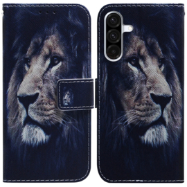 BoekCover Hoes Etui voor Samsung Galaxy A36  -  A56   -  Leeuw