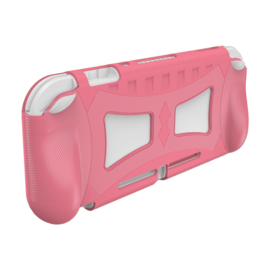 Grip TPU Bescherm Hoes Skin voor Nintendo Switch Lite -  Roze