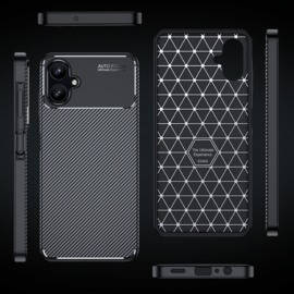 Samsung Galaxy A06  - Carbon TPU Bescherm-Hoes Skin - Zwart
