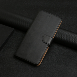 Lederen BoekCover Etui Hoes voor Samsung Galaxy A16  -  A17 - A26   -  Zwart