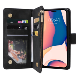 BookCover Wallet Etui voor iPhone 13 Pro Max   6.7   Zwart