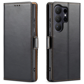Luxe BoekCover Etui Hoes  voor Samsung Galaxy S26 ULTRA  -  Zwart