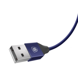 Lightning Oplader en Data USB Kabel voor iPhone - iPad Serie  - 180cm   Blauw