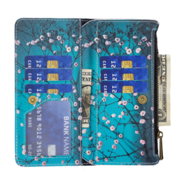BookCover Wallet Etui voor Samsung Galaxy A55   -   Amandelbloesem