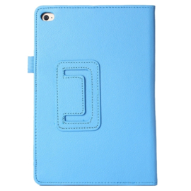 PU Bescherm-Opberg Hoes Etui voor iPad Mini 4 - Mini 5 - Lichtblauw