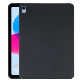 iPad 10.9 2022 - TPU Flex Bescherm- Hoes Cover Skin -  Zwart   A2696