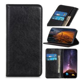 Luxe BookCover Hoes Etui voor iPhone 12 - iPhone 12 Pro     Zwart