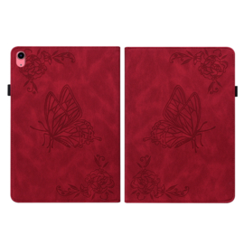 Vlinder - Bescherm-Etui Map voor iPad 10th  - 10.9  2022 - Rood