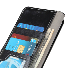 Boek Cover Hoes Etui voor iPhone 12 - iPhone 12 Pro     Zwart