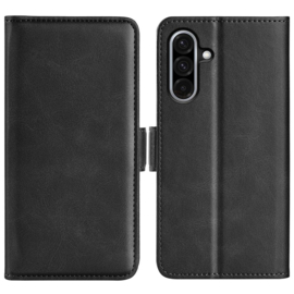 Luxe BoekCover Etui Hoes  voor Samsung Galaxy A36 - A56  - Zwart