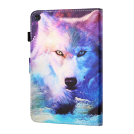 Bescherm-Etui Hoes Map voor Samsung Galaxy Tab A9 Plus - 11 -  Wolf