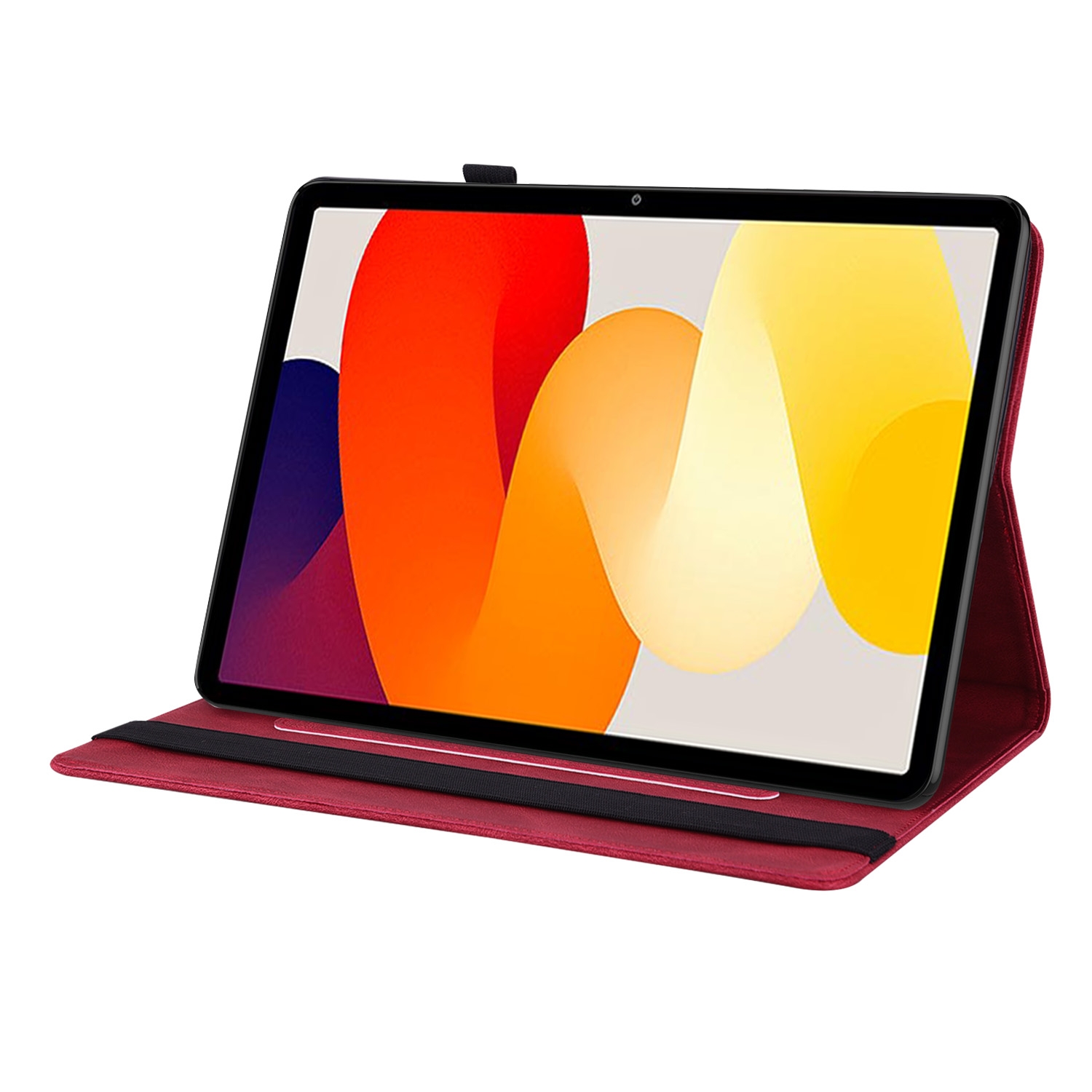 Bescherm-Etui Hoes Map voor Xiaomi Redmi Pad SE - 11  -  Vlinder -  Rood