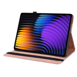 Bescherm-Etui Hoes Map voor Xiaomi Pad 7  -   Vlinders -   Roze