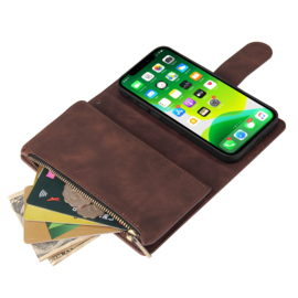 BookCover Wallet Etui voor iPhone 13  - iPhone 14   Bruin