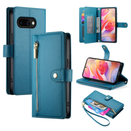 Luxe Portemonnee - Etui  Hoes Tas voor Samsung Galaxy A36  -  A56   - Met Schouder - Draagkoord -  Blauw